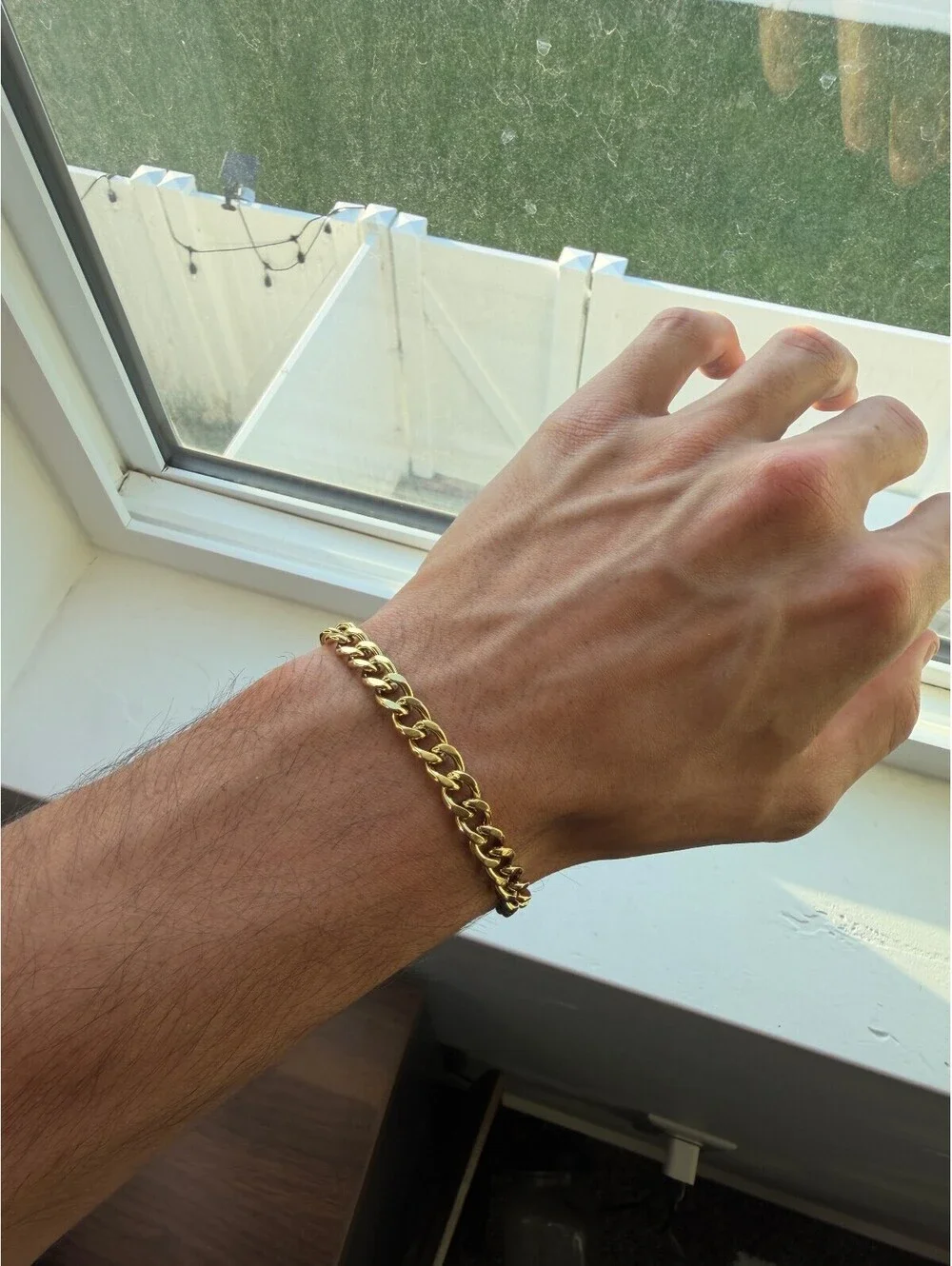 Gold Plated Cuban Link Bracelet A-81
